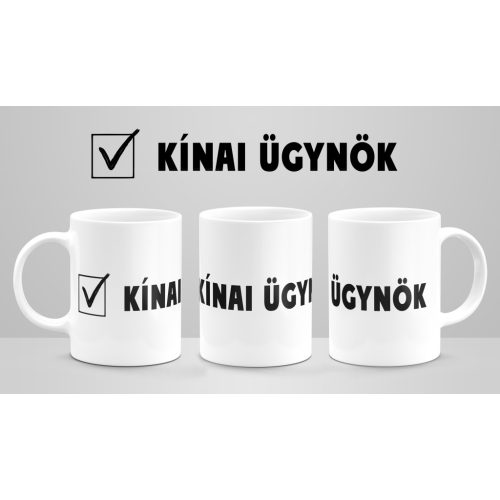 KÍNAI ÜGYNÖK